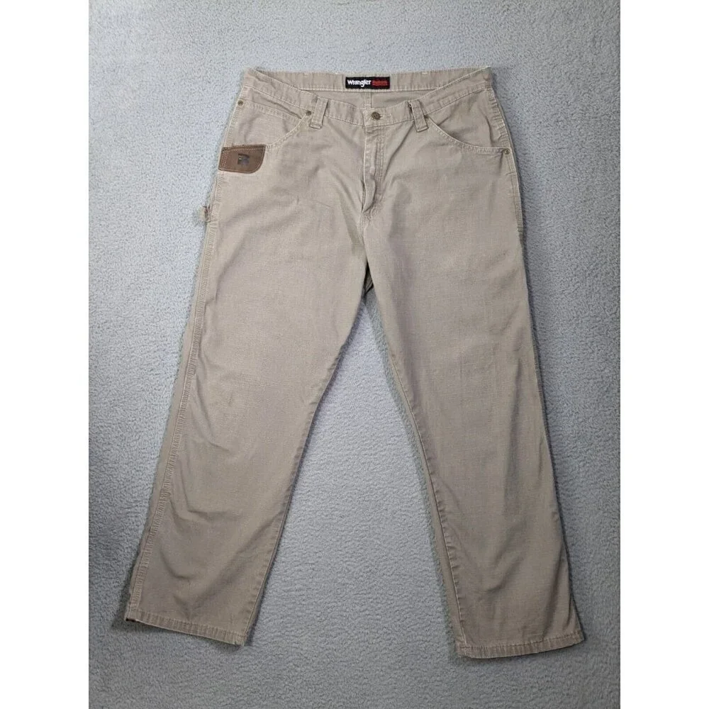 Wrangler Riggs Workwear Pants 38x30 (Meas 36.5x28.5) Ripstop Carpenter Utility